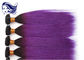 20 πορφυρό βραζιλιάνο ευθύ χρώμα Ombre ύφανσης τρίχας ίντσας για Brunettes προμηθευτής