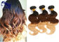 Μακρυμάλλης τρίχα 100 χρώματος Ombre επεκτάσεις ανθρώπινα μαλλιών της Virgin για τις μαύρες γυναίκες προμηθευτής