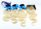 7A περουβιανά χρωματισμένα ανθρώπινα μαλλιά επεκτάσεων τρίχας με την περάτωση δαντελλών προμηθευτής